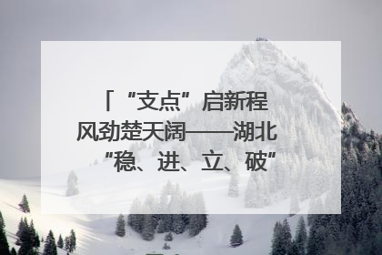 “支点”启新程 风劲楚天阔——湖北“稳、进、立、破”谱写“荆”彩篇章