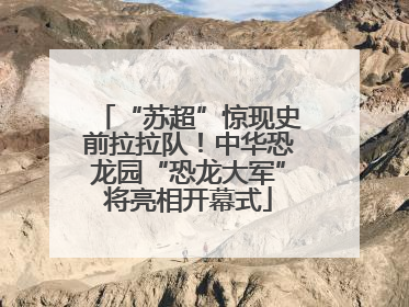 “苏超”惊现史前拉拉队！中华恐龙园“恐龙大军”将亮相开幕式