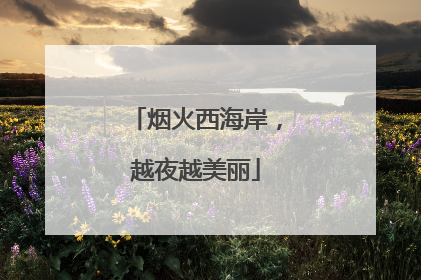 烟火西海岸，越夜越美丽