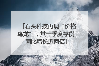 石头科技再现“价格乌龙”，其一季度存货同比增长近两倍