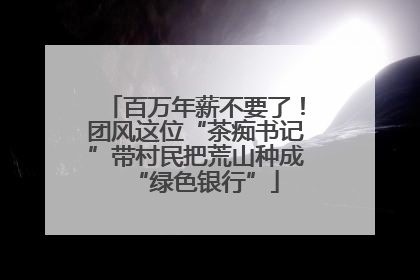 百万年薪不要了！团风这位“茶痴书记”带村民把荒山种成“绿色银行”