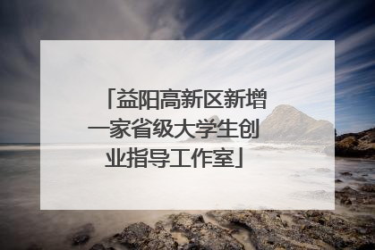 益阳高新区新增一家省级大学生创业指导工作室