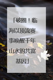 破圈！临海以顶流赛事唤醒千年山水的共富基因