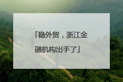 稳外贸，浙江金融机构出手了