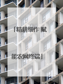精耕细作 赋能农网终端