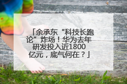余承东“科技长跑论”炸场！华为去年研发投入近1800亿元，底气何在？
