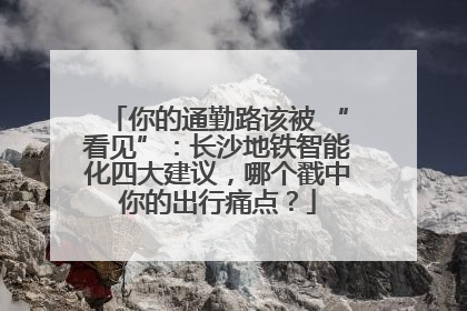 你的通勤路该被 “看见”：长沙地铁智能化四大建议，哪个戳中你的出行痛点？