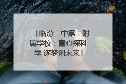 临汾一中第一附属学校：童心探科学 逐梦创未来