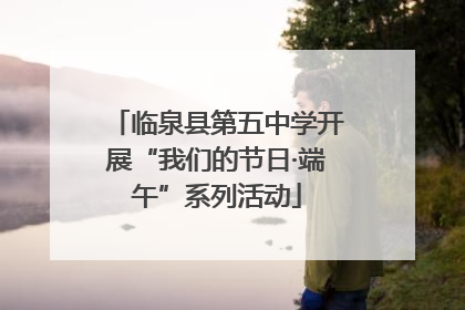 临泉县第五中学开展“我们的节日·端午”系列活动