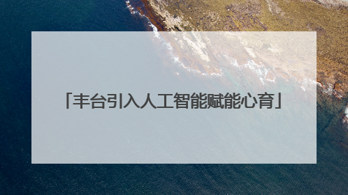 丰台引入人工智能赋能心育