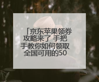 京东苹果领券攻略来了 手把手教你如何领取全国可用的500元消费券