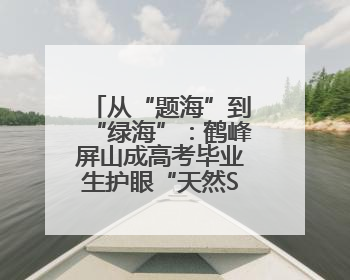 从“题海”到“绿海”：鹤峰屏山成高考毕业生护眼“天然SPA”