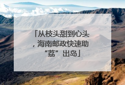 从枝头甜到心头，海南邮政快速助“荔”出岛