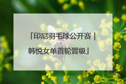 印尼羽毛球公开赛｜韩悦女单首轮晋级