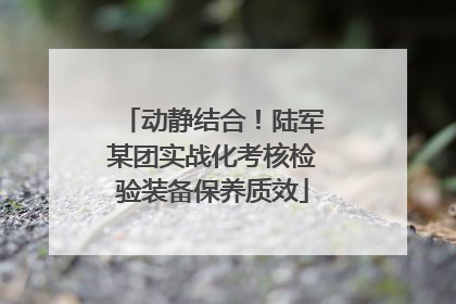 动静结合！陆军某团实战化考核检验装备保养质效