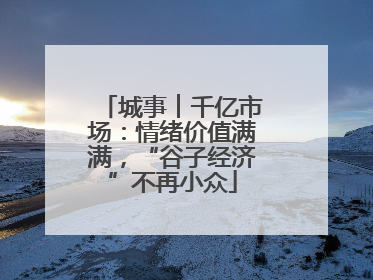 城事︱千亿市场：情绪价值满满，“谷子经济”不再小众