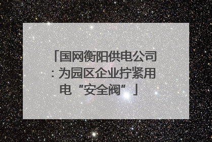 国网衡阳供电公司：为园区企业拧紧用电“安全阀”