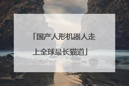 国产人形机器人走上全球最长猫道