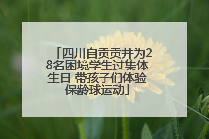 四川自贡贡井为28名困境学生过集体生日 带孩子们体验保龄球运动