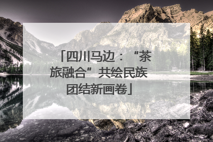 四川马边：“茶旅融合”共绘民族团结新画卷
