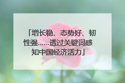 增长稳、态势好、韧性强……透过关键词感知中国经济活力