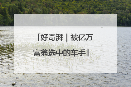 好奇湃｜被亿万富翁选中的车手