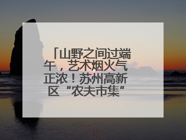 山野之间过端午，艺术烟火气正浓！苏州高新区“农夫市集”火热进行中