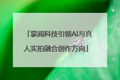 掌阅科技引领AI与真人实拍融合创作方向