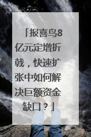 报喜鸟8亿元定增折戟，快速扩张中如何解决巨额资金缺口？