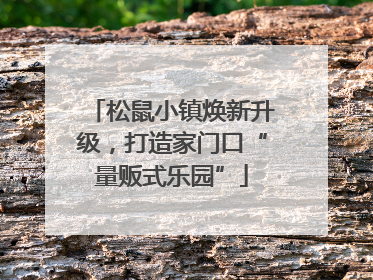 松鼠小镇焕新升级，打造家门口“量贩式乐园”