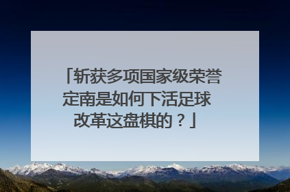斩获多项国家级荣誉 定南是如何下活足球改革这盘棋的？