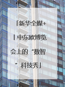 新华全媒+丨中东欧博览会上的“数智”科技秀