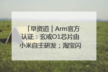 早资道｜Arm官方认证：玄戒O1芯片由小米自主研发；淘宝闪购联合饿了么日订单超4000万