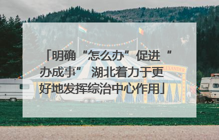 明确“怎么办”促进“办成事” 湖北着力于更好地发挥综治中心作用