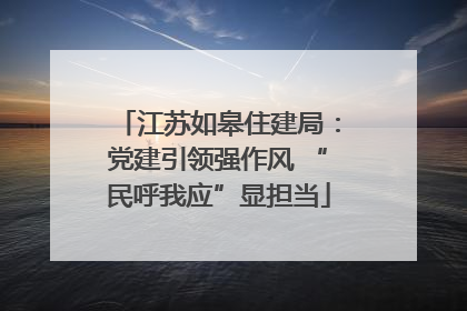 江苏如皋住建局：党建引领强作风 “民呼我应”显担当