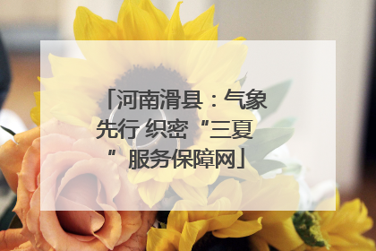 河南滑县：气象先行 织密“三夏”服务保障网