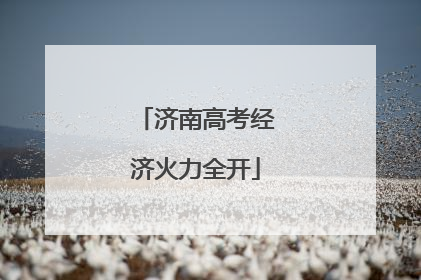 济南高考经济火力全开