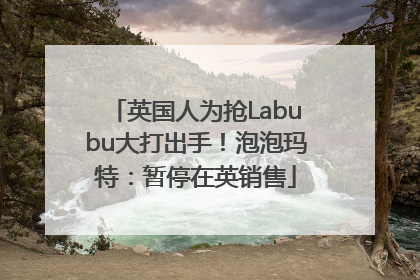 英国人为抢Labubu大打出手！泡泡玛特：暂停在英销售