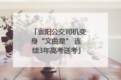 襄阳公交司机变身“文曲星” 连续3年高考送考