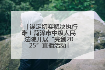 锚定切实解决执行难！菏泽市中级人民法院开展“亮剑2025”直播活动