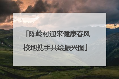 陈岭村迎来健康春风 校地携手共绘振兴图
