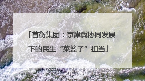 首衡集团：京津冀协同发展下的民生“菜篮子”担当