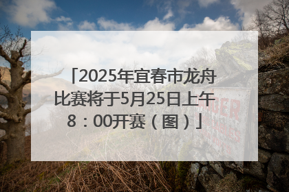 2025年宜春市龙舟比赛将于5月25日上午8：00开赛（图）